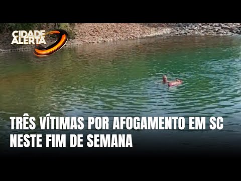 Segurança nas águas de SC: três mortes por afogamento em diferentes cidades