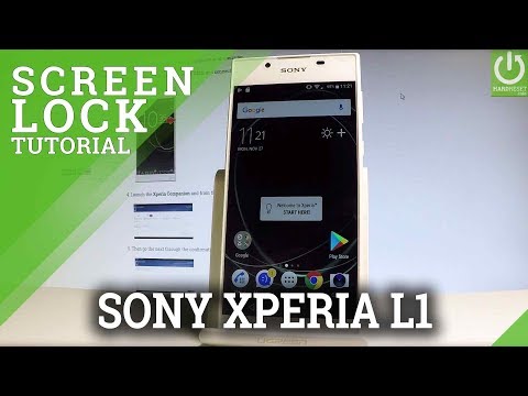 How to Set Pattern / Password / PIN on SONY Xperia L1 G3311
