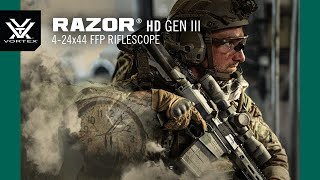 Video: Vortex Razor HD Gen III 4-24x44 SF FFP Belyst EBR-7D MOA