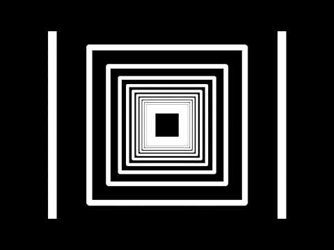 Club Visuals 1228 - Black & White Tunnel of Squares VJ Loop HD