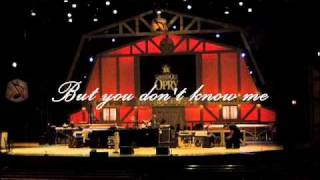 Joni James  - You Don't Know Me (With Lyrics)