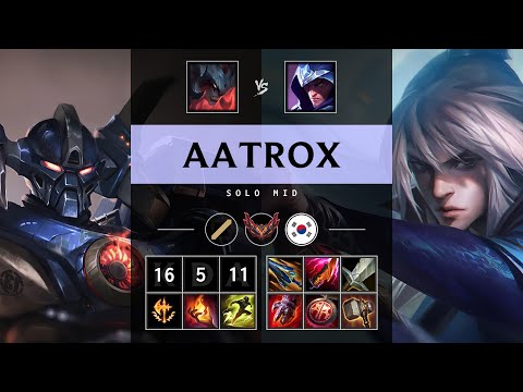 Aatrox Mid vs Talon - KR Grandmaster Patch 25.14