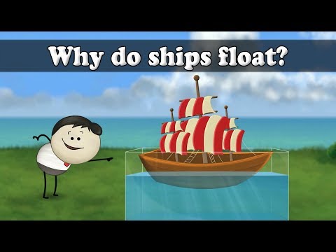 Archimedes Principle - Why do ships float? | #aumsum #kids #science #education #children