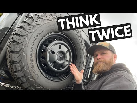 BIG WHEELS AND TYRES on a VAN - HIDDEN SIDE EFFECTS