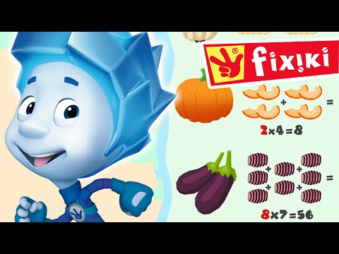 Fructe și legume pentru copii - Învățăm cu Nolik și echipa Fixiki