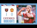 Extended Highlights | Benrahma Seals Memorable Win | West Ham 1-0 Manchester United | Premier League