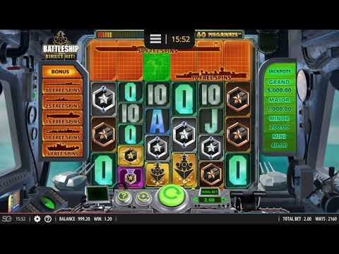 Battleship Direct Hit Megaways – Video Gameplay