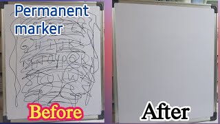 #How to clean white board at home very simple!!M for Tech Telugu