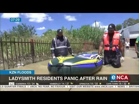 Ladysmith residents panic after rain