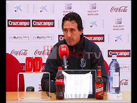Rueda de prensa de Unai Emery previa al derbi. Sevilla FC