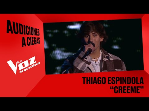 Thiago Espíndola - “Créeme” - Audiciones a ciegas - La Voz Argentina 2025
