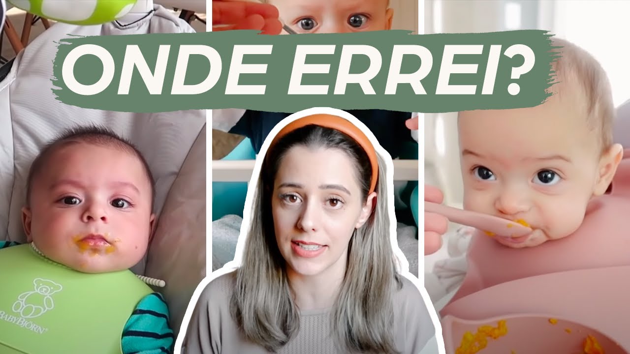 NÃO FAÇA ISSO: 5 ERROS QUE COMETI NA INTRODUÇÃO ALIMENTAR DOS MEUS FILHOS! 🥕🍎🥙