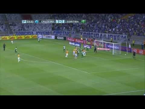 GOOOOL DO CRUZEIRO! BORGES! Cruzeiro 3 x 2 Coritiba - Brasileirão 2014