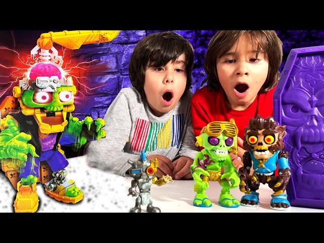 Vídeo relacionado con Oonies Treasure X Monster Gold Mini Monsters con telaraña Ooze