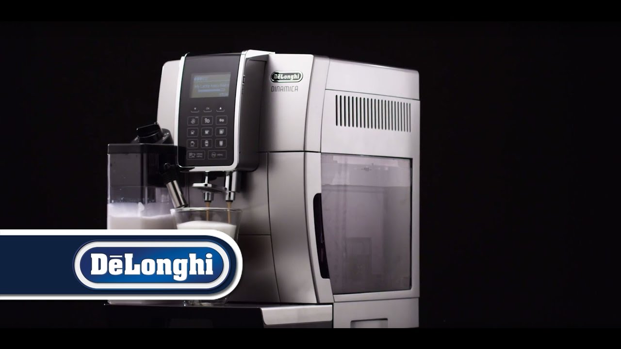 Dinamica Fully Automatic Coffee Machine Silver & Black ECAM35055SB