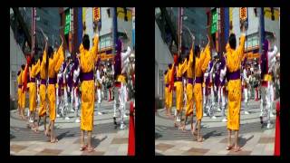 preview picture of video 'フェスタまちだ：町田エイサー祭り 2010 (3D) Festa Machida'