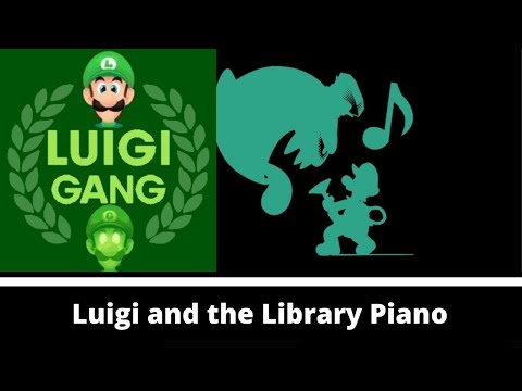 Luigi and the Library Piano (Ode to the Luigi Gang) | RaveDj