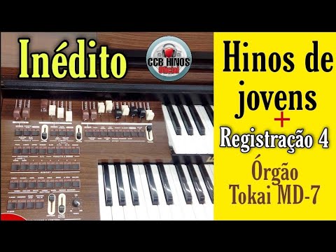 REGISTRAÇÃO Órgão Tokai MD-7 + Hinos de jovens marcaram esse domingo de manhã 😍😍😍