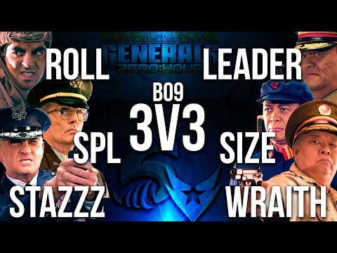 Team SPL vs Team Size - bo9 - Четвертьфинал - $550 3v3 ShockReplays Tournament - Generals Zero Hour