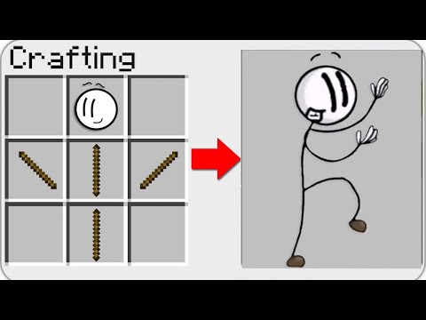 HOW TO CRAFT a Henry Stickmin Distraction Dance in Minecraft? SECRET RECIPE MEME *WOW*