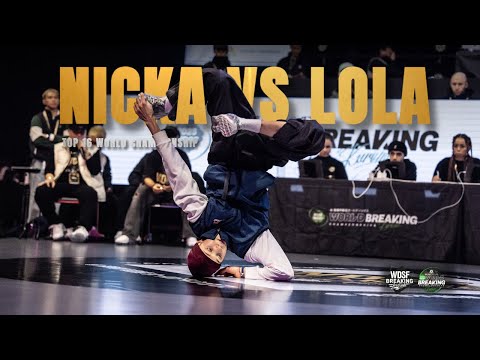 Nicka 🇱🇹 vs Lola 🇪🇸 | B-Girls Top 16 | WDSF World Championship Adult 2025 (Kurume, Japan)