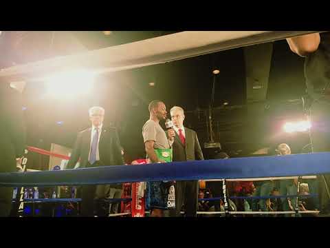 NOEL MURPHY VS MIKKEL LESPIERRE ANNOUNCEMENT   OF THE WINNER SUPER LIGHTWEIGHT CHAMPIONSHIP