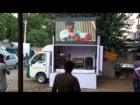 Truck mounted mobile van, bhopal p10 outdoor, indoor  p4 p6 ...