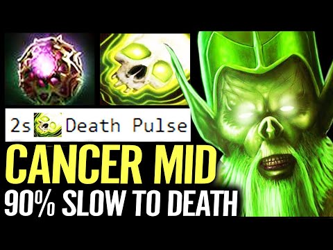 🔥 Necrophos 2S CD Death Pulse CANCER MID — Octarine + Overwhelming Blink + Shiva 90% SLOW Dota 2 Pro
