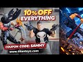 New 1 week left 10 percent off all action figures at Titan Toyz 