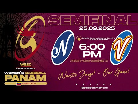 SEMIFINAL | Nicaragua Vs Venezuela | Panamericano Femenino - La Guaira 2025