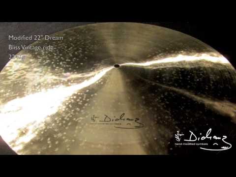 Modification of a 22" Dream Bliss Vintage crash ride