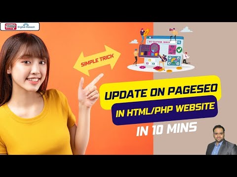 How to update seo on page in your static html and php website