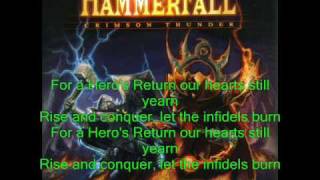 Hammerfall - Hero&#39;s return with lyrics