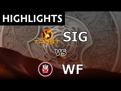 Signature.Dota2 vs White Fries Gaming - The International 2016 Qualifiers - Dota Highlights