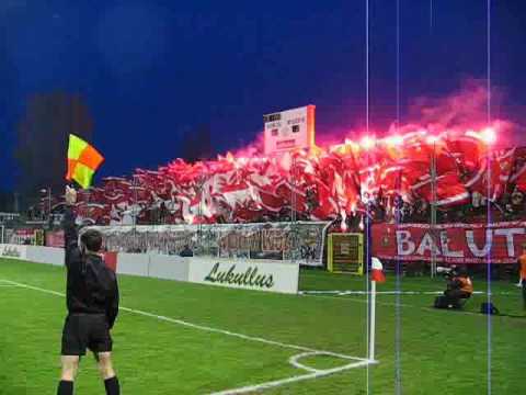 Widzew Łódź - Jagiellonia 1:2 XXIV kolejka II ligi 2004/2005 - oprawa Widzewa