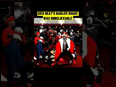 TIMELESS 2012 HEAT'S HARLEM SHAKE WAS UNBELIEVABLE #nbaplayoffs2023 #miamiheat #nba #shorts #heat
