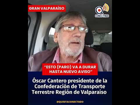 Paralización de micros en el Gran Valparaíso