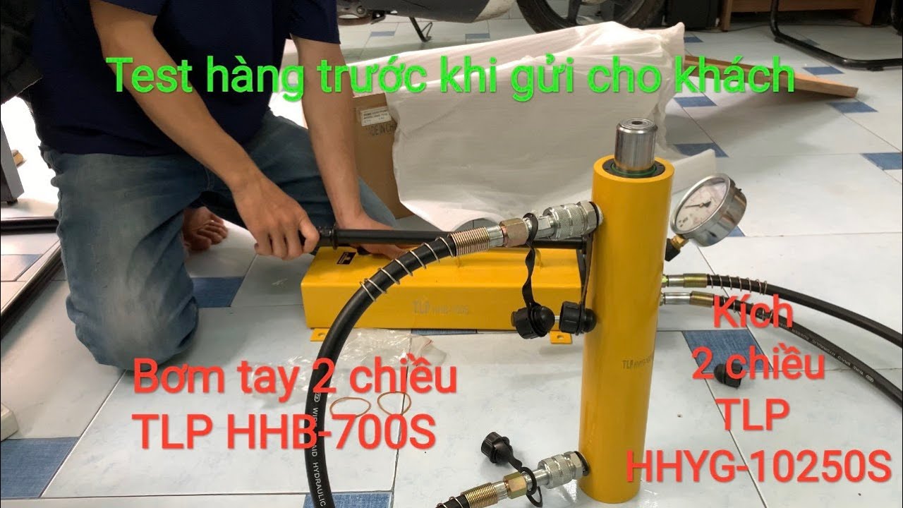 Video Kích thủy lực 2 chiều TLP HHYG-10250S - Kích thủy lực 2 chiều 10 tấn 250mm TLP HHYG-10250S
