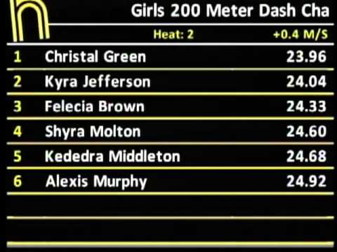 GIrls 200m Prelim Heat 2 - New Balance Outdoor Nationals 2011