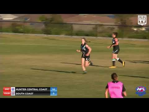 2019 HCCAFL Rep Round Women's Highlights - HCCAFL v AFL South Coast