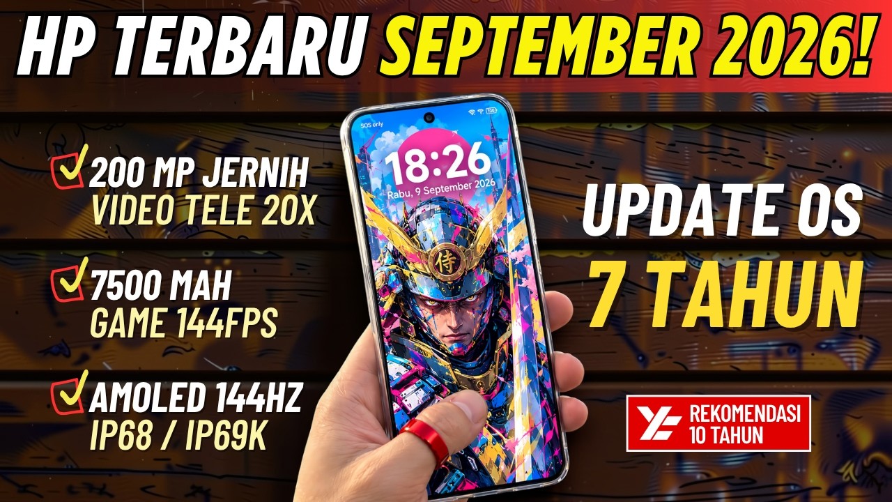 Lagi Trending⚡ 5 HP YANG BARU RILIS EDISI SEPTEMBER 2026
