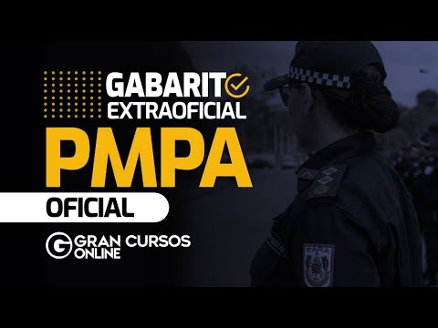 Concurso PMPA - Oficial: Gabarito Extraoficial