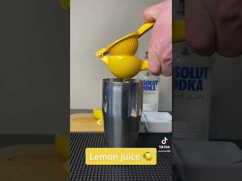 Lemon Drop Shot #vodka #lemon #shorts