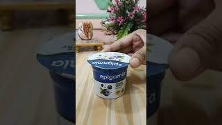 Epigamia Greek Yogurt Blueberry ASMR | Satisfying #shorts #asmr #satisfying