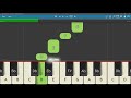 034-Row, Row, Row Your Boat piano roll