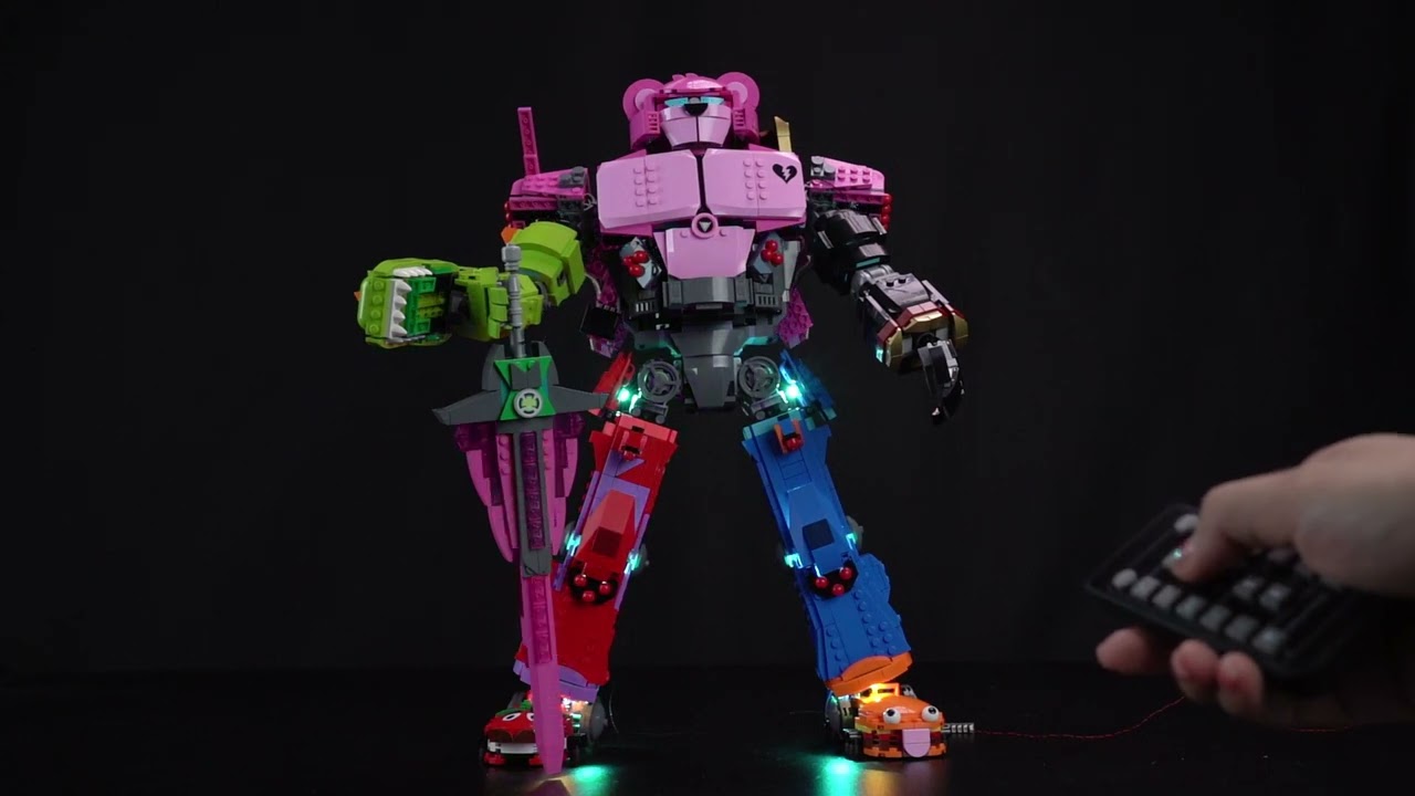 BrickBling LED-Licht-Set für LEGO® 77078 Fortnite Mecha Anführer