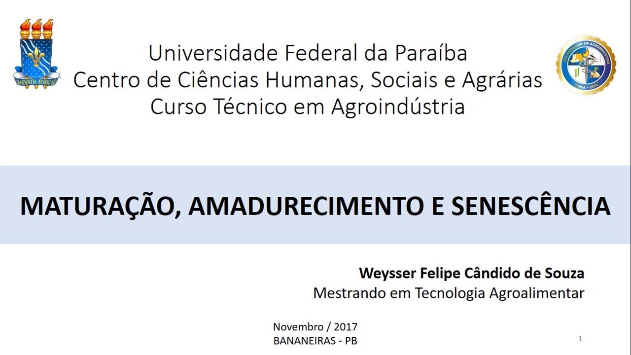 Ciclo vital dos frutos e vegetais (Maturação, amadurecimento e senescência)