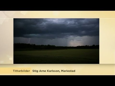 Sophia Nilsson visar tittarnas väderbilder - Nyhetsmorgon (TV4)