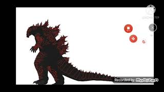 King ghidorah alpha roar animation test  animation