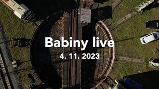 Video MRKLM live, depo na Babinách, 4. 11. 2023
